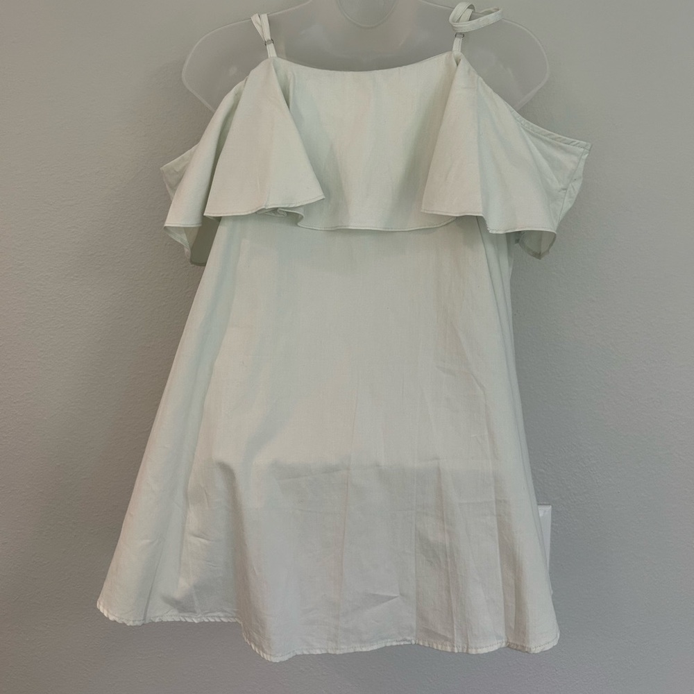 Easel cotton off-the-shoulder spaghetti strap swing top with pockets L - Picture 3 of 8